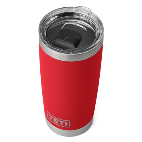 YETI Rambler Becher Mit MagSlider Deckel, Rescue Red, 20 oz (591 ml) von YETI