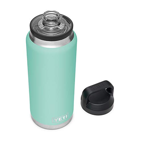 YETI Rambler 1000 ml Flasche, vakuumisoliert, Edelstahl mit Chug Cap, Seafoam von YETI