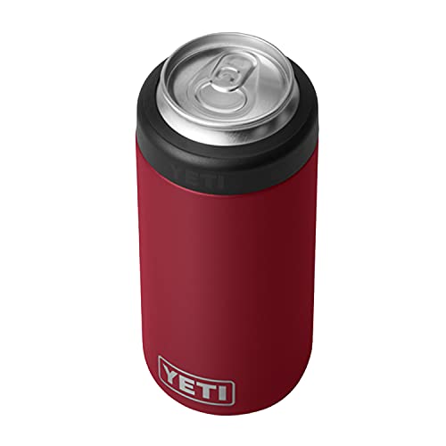 YETI Rambler 473 ml Colster Tall Can Isolator für Tallboys & 473 ml Dosen, Harvest Red von YETI