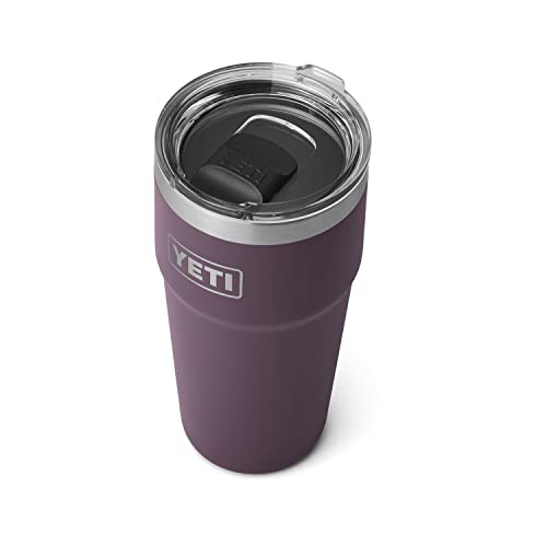 YETI Rambler Stapelbares Pint, vakuumisoliert, Edelstahl mit MagSlider-Deckel, Nordic Purple von YETI