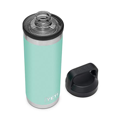 YETI Rambler 530 ml Flasche, vakuumisoliert, Edelstahl mit Kappe, Seafoam von YETI