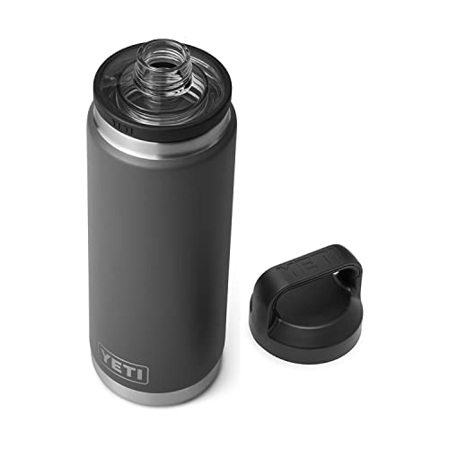 Yeti Rambler 740 ml Flasche, vakuumisoliert, Edelstahl mit Kappe, Anthrazit, Dunkelgrau von YETI