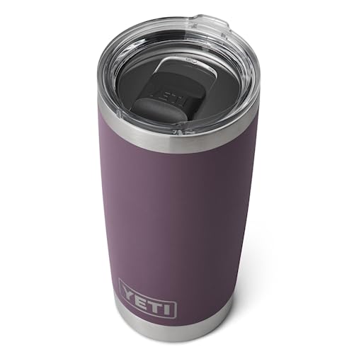 YETI Rambler Becher, 590 ml, Edelstahl, vakuumisoliert, mit MagSlider-Deckel, Nordic Purple von YETI