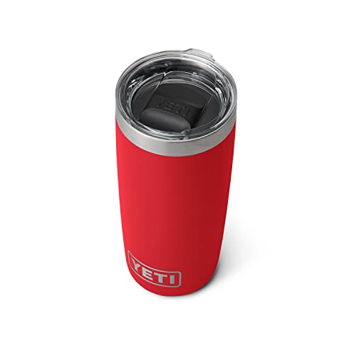 YETI Rambler Trinkbecher, Edelstahl, vakuumisoliert, mit MagSlider-Deckel, 284 ml, Rot von YETI