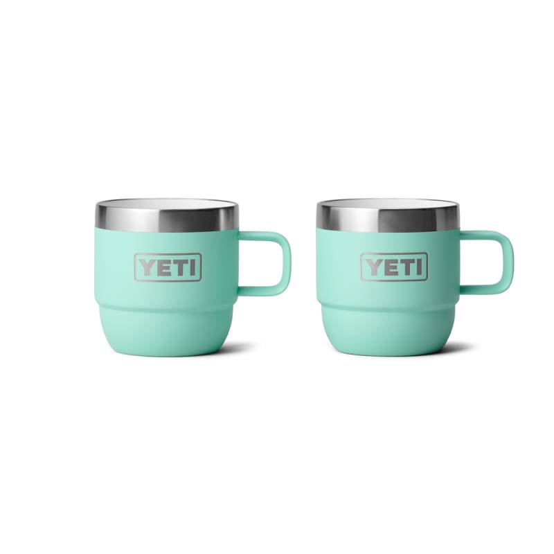YETI Rambler Espressotasse mit Henkel 6 oz. (177 ml) 2 Stück Seafoam von YETI