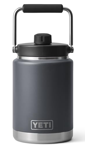 YETI Rambler Kanne, Edelstahll, Charcoal, 0.5G von YETI