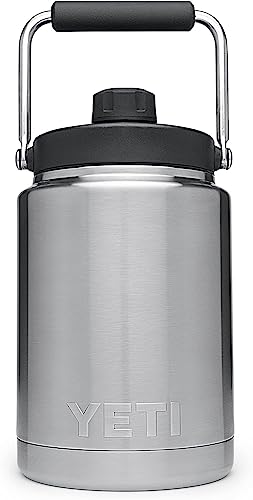 YETI Rambler Kanne, Edelstahll, Stainless Steel, 0.5G von YETI