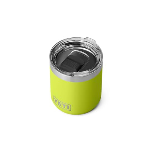 YETI Rambler Lowball 2.0 Stapelbarer Lowball 2.0, vakuumisoliert, Edelstahl mit MagSlider-Deckel, Chartreuse von YETI