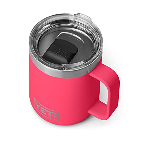 YETI Rambler Stapelbarer Becher, vakuumisoliert, Edelstahl, mit MagSlider-Deckel, 295 ml, Bimini-Rosa von YETI