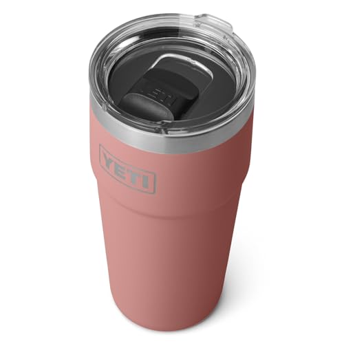 YETI Rambler Stapelbarer Becher Mit MagSlider Deckel, Sandstone Pink, 20 oz (591 ml) von YETI