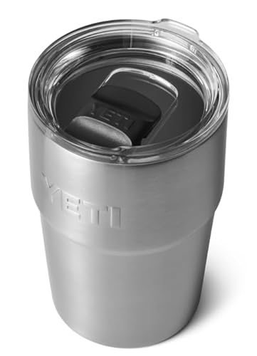YETI Rambler Stapelbarer Becher Mit MagSlider Deckel, Stainless Steel, 16 oz (473 ml) von YETI