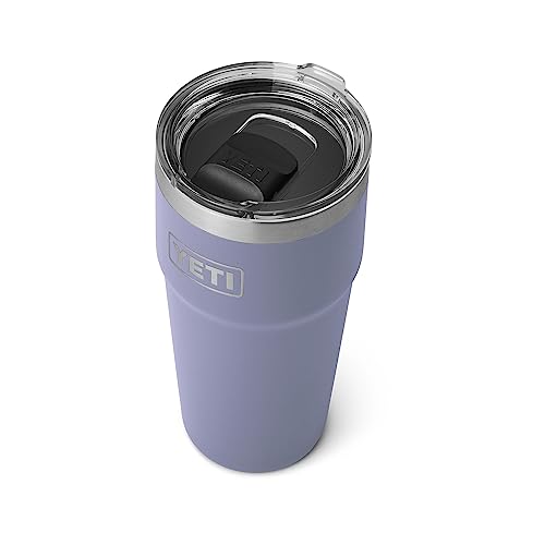 YETI Rambler Stapelbares Pint, vakuumisoliert, Edelstahl mit MagSlider-Deckel, kosmisches Flieder von YETI