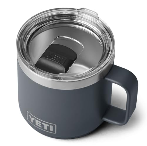 YETI Rambler Stapelbares Tasse MS 2.0, Edelstahl, Charcoal, 14oz (414ml) von YETI