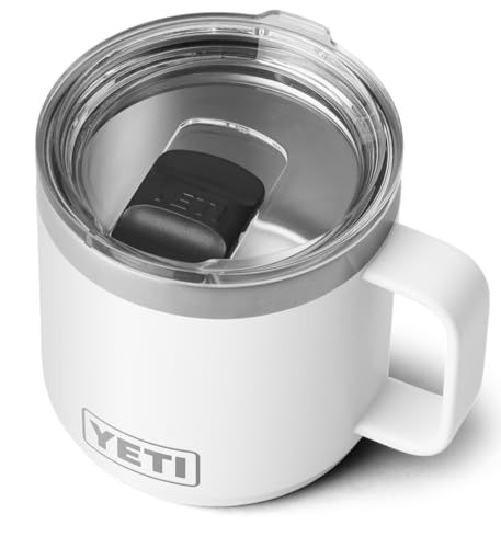 YETI Rambler Stapelbares Tasse MS 2.0, Edelstahl, White, 14oz (414ml) von YETI