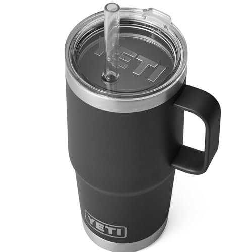 YETI Rambler Strohbecher, 25oz (739ml), Black von YETI