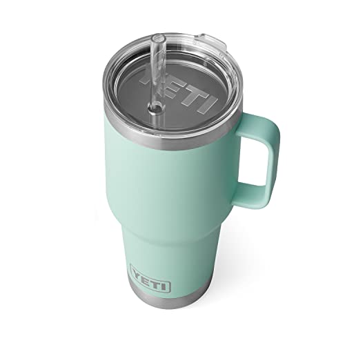 YETI Rambler Strohhalm-Becher, vakuumisoliert, Edelstahl, Meeresschaum, 1000 ml von YETI