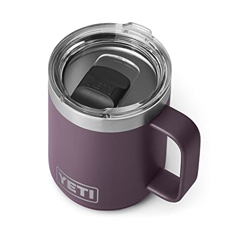 YETI Rambler Tasse, stapelbar, vakuumisoliert, Edelstahl mit MagSlider-Deckel, Nordic Purple von YETI