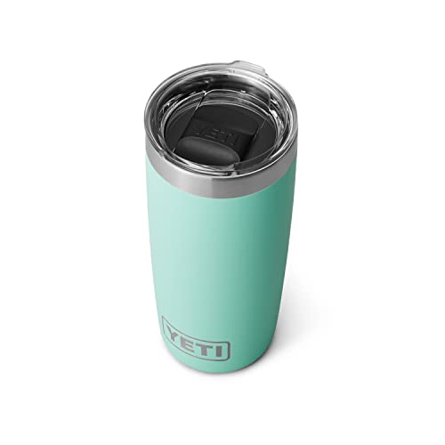 YETI Rambler Becher, Edelstahl, vakuumisoliert, mit MagSlider-Deckel, 300 ml, Türkis(Seafoam) von YETI