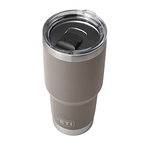 YETI Rambler Trinkglas, Edelstahl, vakuumisoliert, mit MagSlider-Deckel, Sharptail Taupe von YETI