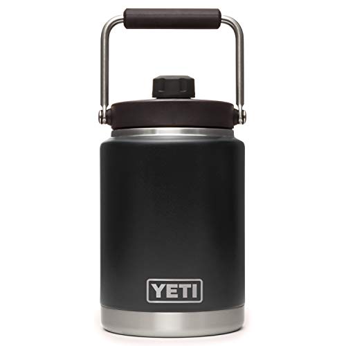 YETI Rambler Vakuum-Isolierter Edelstahl-Krug mit MagCap, schwarz von YETI