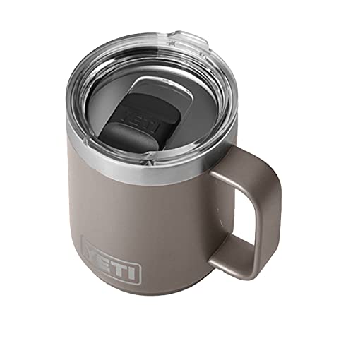 YETI Rambler stapelbarer Becher, Edelstahl, vakuumisoliert, mit MagSlider-Deckel, 295 ml, Sharptail Taupe von YETI