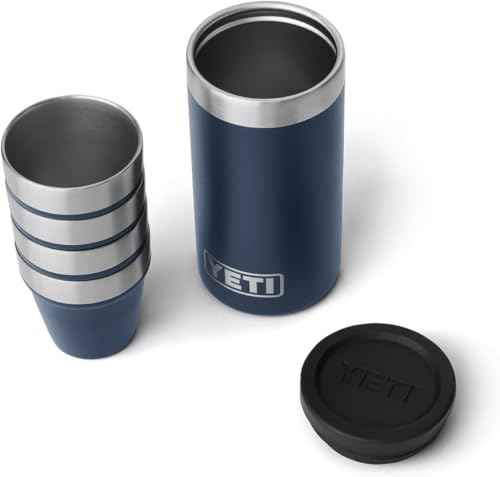 YETI Schnapsbecher mit Tragebehälter, Navy von YETI