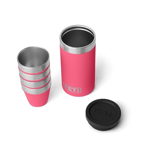 YETI Schnapsbecher mit Tragebehälter, Tropical Pink von YETI