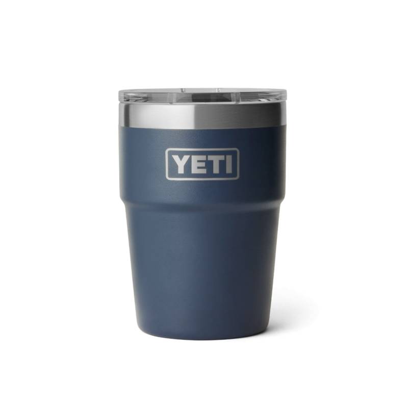 YETI Stapelbarer Becher RAMBLER 16 oz. (473 ml) Navy - mit Magslider Deckel von YETI