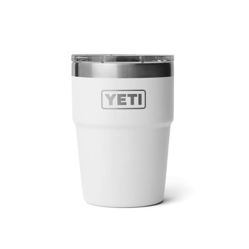 YETI Stapelbarer Becher RAMBLER 16 oz. (473 ml) White - mit Magslider Deckel von YETI