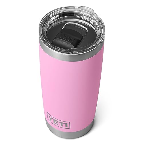 Yeti Rambler Becher, 590 ml, Edelstahl, vakuumisoliert, mit MagSlider-Deckel, Power Pink von YETI