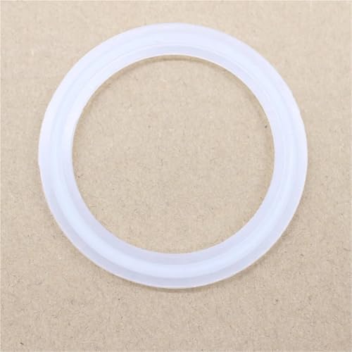 Dichtung lebensmittelechte weiße Silikondichtung passend for Tri-Clamp-Ferrule 3/4"-6" for Bier-Silikondichtung(Silicon,10_219MM-OD233MM) von YEUBXDJ