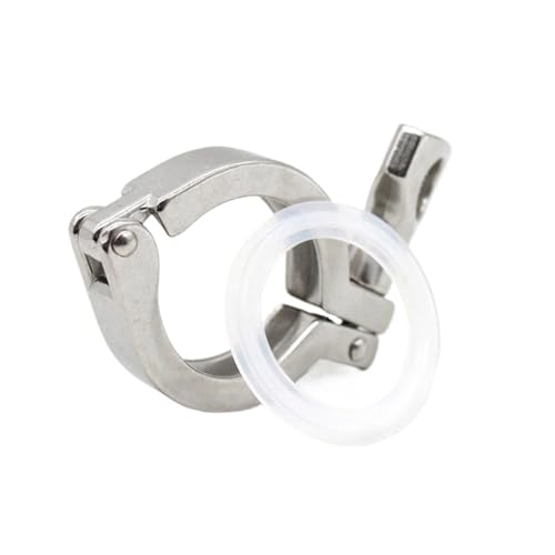 Edelstahl-Einzelnadelhalterung mit Silikongas T-förmiges Kleeblattgelenk 1"-4" 1-10 Stück(2Pack,76mmx Ferrule 91) von YEUBXDJ