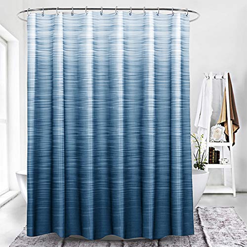 YEVDA Farbverlauf Duschvorhang 240x200cm Wasserdicht Anti-Schimmel Stoff für Badezimmer blau 240x200cm YEVDA Farbverlauf Duschvorhang 240x200cm Wasserdicht Anti-Schimmel Stoff für Badezimmer blau 240x200cm von YEVDA