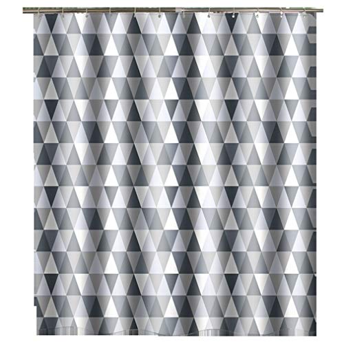 YEVDA Premium Duschvorhang 240x200cm Wasserabweisend Anti-Schimmel für Badezimmer Motiv-C 240x200cm von YEVDA