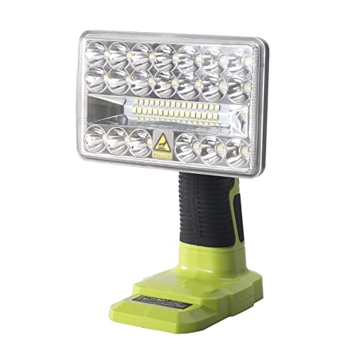 YEX-BUR 2000LM kabellose LED-Arbeitslichttaschenlampen Powered by Ryobi 18-Volt ONE + Lithium-Ionen-NiCd-NiMh-Batterien P197 P108 18W Handtaschenlampen Tragbare Strahler YEX-BUR 2000LM kabellose LED-Arbeitslichttaschenlampen Powered by Ryobi 18-Volt ONE + Lithium-Ionen-NiCd-NiMh-Batterien P197 P108 18W Handtaschenlampen Tragbare Strahler von YEX-BUR