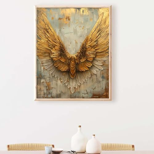 Abstrakt Diamond Painting, Diamond Painting Erwachsene Gelb Diamant Malerei DIY Runden Steine Kristall Kunst Bastelnset Erwachsene Anfänger Set, zur Zimmer Wanddeko, Geschenke （40x50cm） PJY3 1-E von YEYUMEOZ