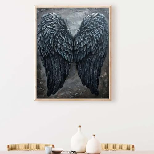 Blume Diamond Painting, Diamond Painting Erwachsene Schwarz Diamant Malerei DIY Runden Steine Kristall Kunst Bastelnset Erwachsene Anfänger Set, zur Zimmer Wanddeko, Geschenke 70x95CM PJY6 0-I von YEYUMEOZ