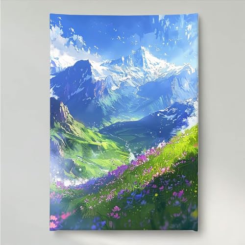 Diamond Painting Erwachsene Berg 5D DIY Diamant Painting Bilder für Kinder Anfänger, Runde Full Drill Blume, Mosaikherstellung Bastelset für Haus Wanddekoration Geschenke 50 x 65 cm PjY6793 S-4 Diamond Painting Erwachsene Berg 5D DIY Diamant Painting Bilder für Kinder Anfänger, Runde Full Drill Blume, Mosaikherstellung Bastelset für Haus Wanddekoration Geschenke 50 x 65 cm PjY6793 S-4 von YEYUMEOZ