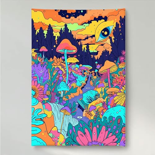 Diamond Painting Erwachsene Blume 5D DIY Diamant Painting Bilder für Kinder Anfänger, Runde Full Drill Abstrakt, Mosaikherstellung Bastelset für Haus Wanddekoration Geschenke 70 x 95 cm PjY2073 T-H von YEYUMEOZ