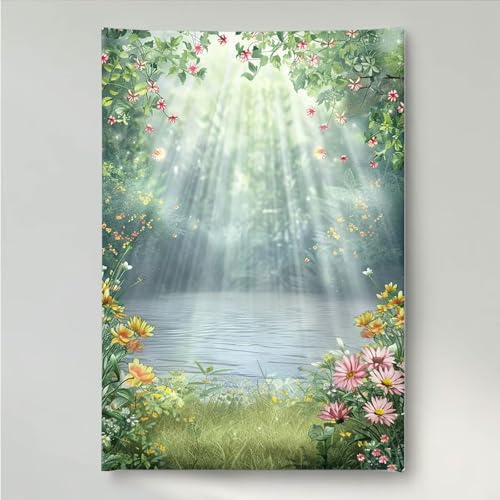 Diamond Painting Erwachsene Blume 5D DIY Diamant Painting Bilder für Kinder Anfänger, Runde Full Drill Blumen, Mosaikherstellung Bastelset für Haus Wanddekoration Geschenke 30x40cm PjY6699 O-Y von YEYUMEOZ