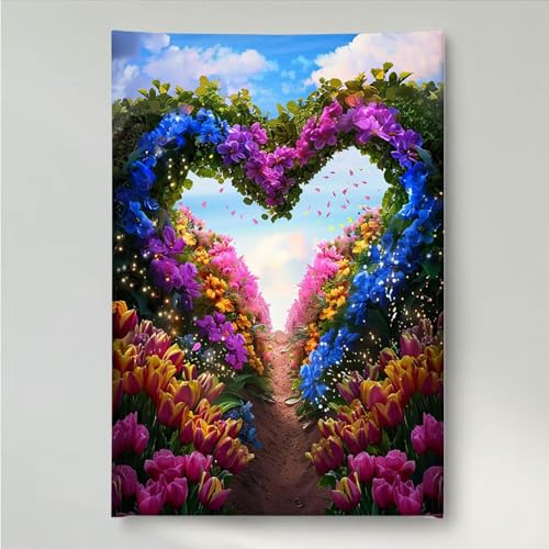 Diamond Painting Erwachsene Blume 5D DIY Diamant Painting Bilder für Kinder Anfänger, Runde Full Drill Blumen, Mosaikherstellung Bastelset für Haus Wanddekoration Geschenke 50x65cm PjY1431 X-N Diamond Painting Erwachsene Blume 5D DIY Diamant Painting Bilder für Kinder Anfänger, Runde Full Drill Blumen, Mosaikherstellung Bastelset für Haus Wanddekoration Geschenke 50x65cm PjY1431 X-N von YEYUMEOZ