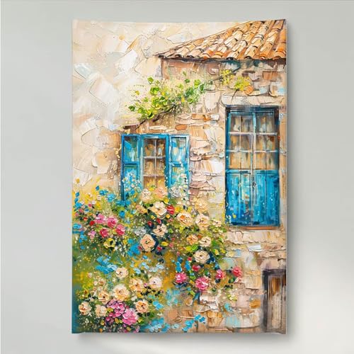 Diamond Painting Erwachsene Blume 5D DIY Diamant Painting Bilder für Kinder Anfänger, Runde Full Drill Blumen, Mosaikherstellung Bastelset für Haus Wanddekoration Geschenke 60 x 80 cm PjY2011 7-4 von YEYUMEOZ