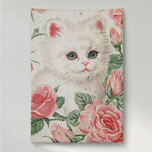 Diamond Painting Erwachsene Blume 5D DIY Diamant Painting Bilder für Kinder Anfänger, Runde Full Drill Katze, Mosaikherstellung Bastelset für Haus Wanddekoration Geschenke 80x100cm PjY6875 F-G Diamond Painting Erwachsene Blume 5D DIY Diamant Painting Bilder für Kinder Anfänger, Runde Full Drill Katze, Mosaikherstellung Bastelset für Haus Wanddekoration Geschenke 80x100cm PjY6875 F-G von YEYUMEOZ