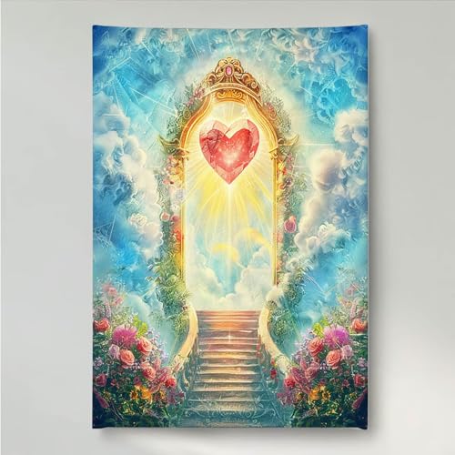 Diamond Painting Erwachsene Blume 5D DIY Diamant Painting Bilder für Kinder Anfänger, Runde Full Drill Liebe, Mosaikherstellung Bastelset für Haus Wanddekoration Geschenke 80x100cm PjY763 J-G von YEYUMEOZ