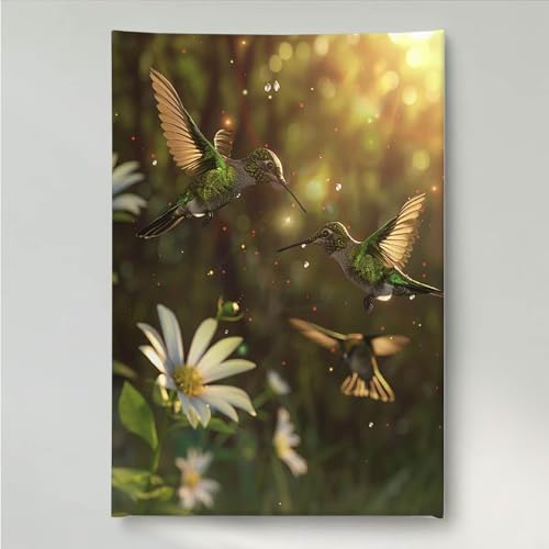 Diamond Painting Erwachsene Blume 5D DIY Diamant Painting Bilder für Kinder Anfänger, Runde Full Drill Vogel, Mosaikherstellung Bastelset für Haus Wanddekoration Geschenke 30x40cm PjY2161 6-5 von YEYUMEOZ