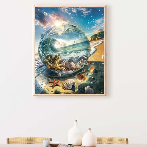 Diamond Painting Erwachsene Blume Diamond Painting Zubehör Grün, DIY Runden Steine Mosaikherstellung Basteln Erwachsene Anfänger Set für Heim Schlafzimmer Deko Wohnzimmer, Geschenke 100x135CM PJY9 R-8 von YEYUMEOZ