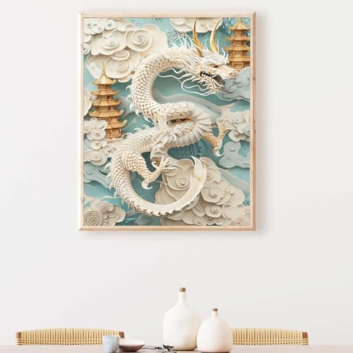 Diamond Painting Erwachsene Landschaft Diamond Painting Zubehör Baum, DIY Runden Steine Mosaikherstellung Basteln Erwachsene Anfänger Set für Heim Schlafzimmer Wohnzimmer, Geschenke 100x135cm PJY9 4-4 von YEYUMEOZ