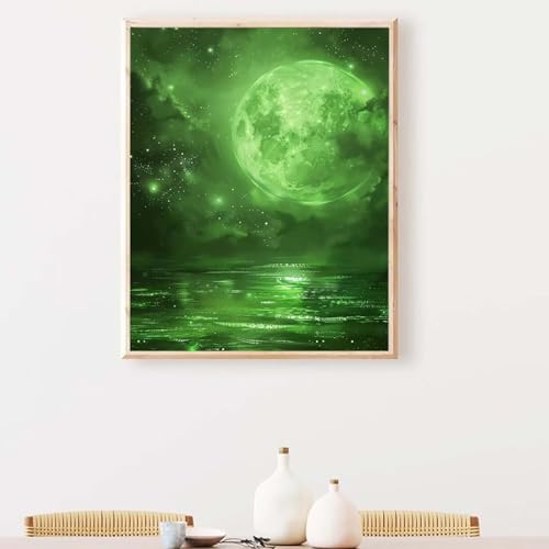 Diamond Painting Erwachsene Landschaft Diamond Painting Zubehör Berg, DIY Runden Steine Mosaikherstellung Basteln Erwachsene Anfänger Set für Heim Schlafzimmer Wohnzimmer, Geschenke （70x95cm） PJY6 7-X von YEYUMEOZ