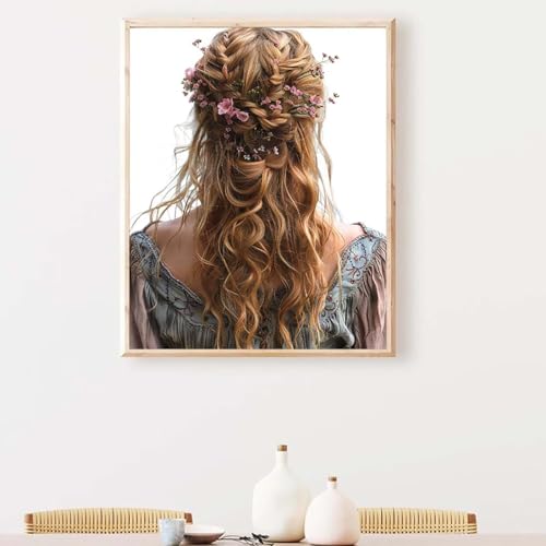 Diamond Painting Erwachsene Landschaft Diamond Painting Zubehör Haus, DIY Runden Steine Mosaikherstellung Basteln Erwachsene Anfänger Set für Schlafzimmer Wohnzimmer, Geschenke 90 x 120cm PJY8 0-V von YEYUMEOZ