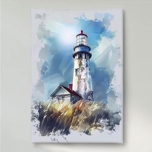 Diamond Painting Erwachsene Leuchtturm 5D DIY Diamant Painting Bilder für Kinder Anfänger, Runde Full Drill Himmel, Mosaikherstellung Bastelset für Haus Wanddekoration Geschenke 60 x 80 cm PjY6879 4-Y Diamond Painting Erwachsene Leuchtturm 5D DIY Diamant Painting Bilder für Kinder Anfänger, Runde Full Drill Himmel, Mosaikherstellung Bastelset für Haus Wanddekoration Geschenke 60 x 80 cm PjY6879 4-Y von YEYUMEOZ